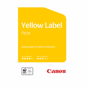 Fénymásolópapír CANON Yellow Label Print A/4 80 g 500 ív/csomag