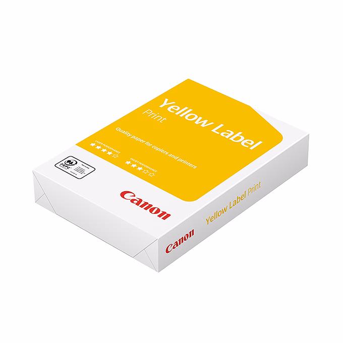 Fénymásolópapír CANON Yellow Label Print A/4 80 g 500 ív/csomag