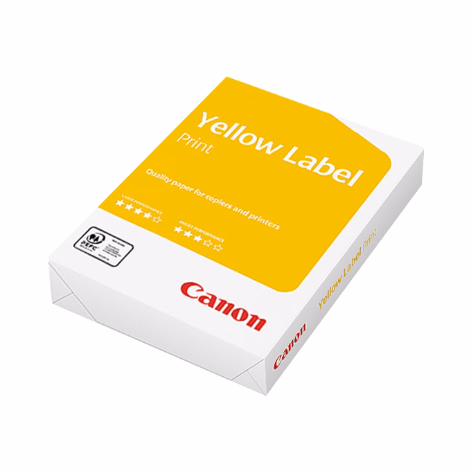Fénymásolópapír CANON Yellow Label Print A/4 80 g 500 ív/csomag