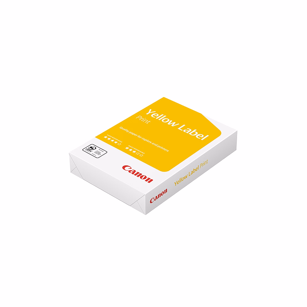 Fénymásolópapír CANON Yellow Label Print A/4 80 g 500 ív/csomag