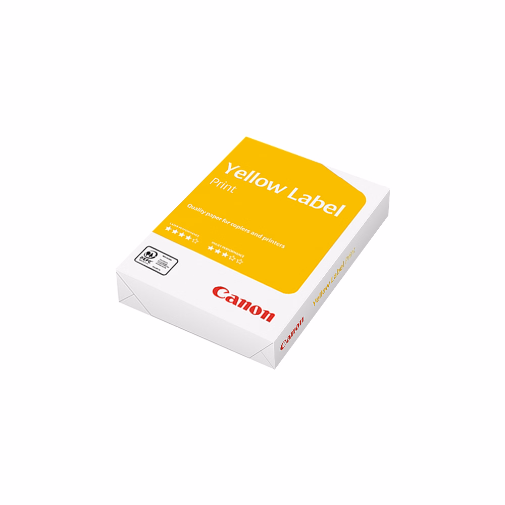 Fénymásolópapír CANON Yellow Label Print A/4 80 g 500 ív/csomag