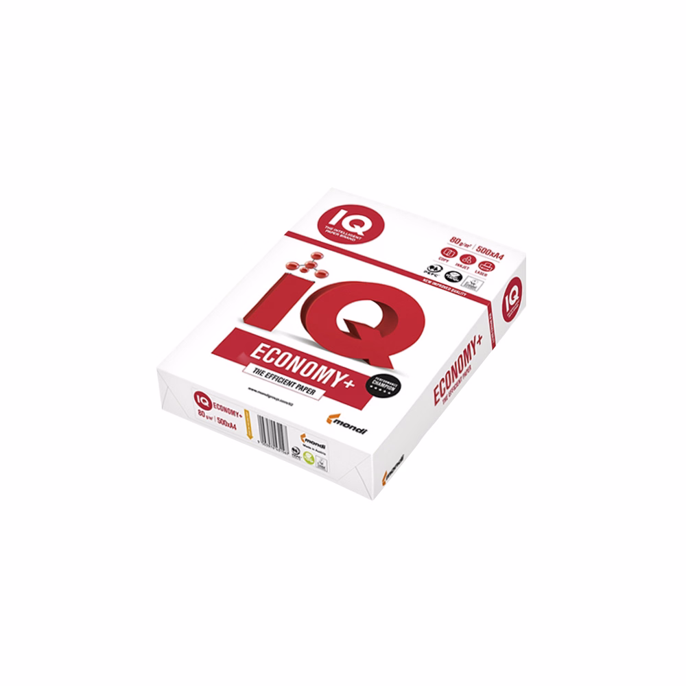 Fénymásolópapír IQ Economy+  A/4 80 g 500 ív/csomag