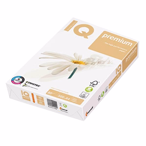 Fénymásolópapír IQ Premium Triotech A/4 80 g 500 ív/csomag