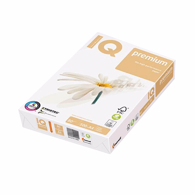 Fénymásolópapír IQ Premium Triotech A/4 80 g 500 ív/csomag