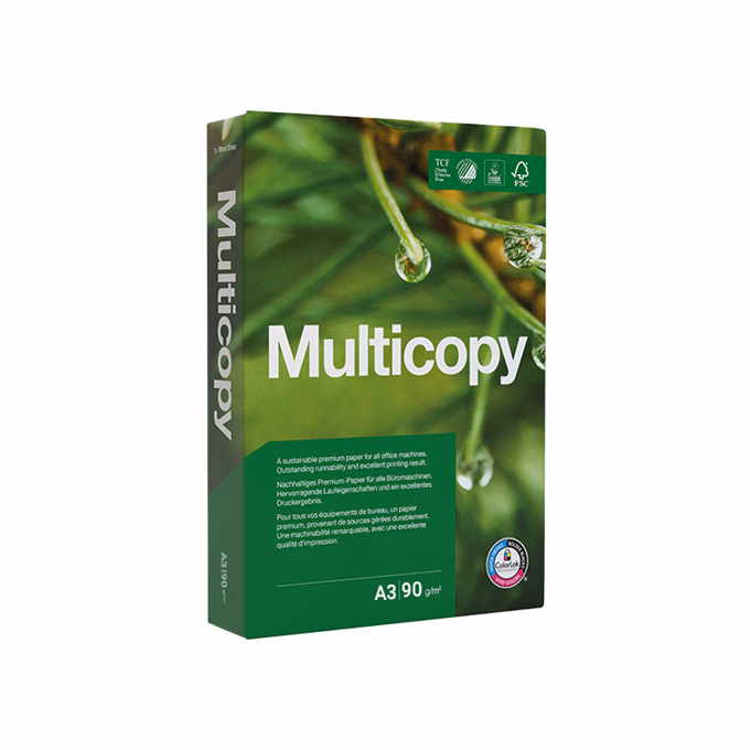 Fénymásolópapír MULTICOPY A/3 90 g 500 ív/csomag