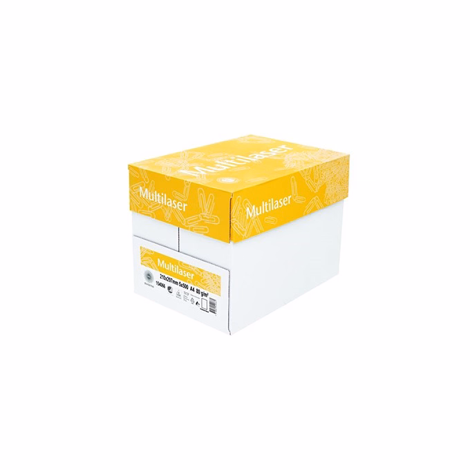 Fénymásolópapír MULTILASER A/4 80 g 500 ív/csomag