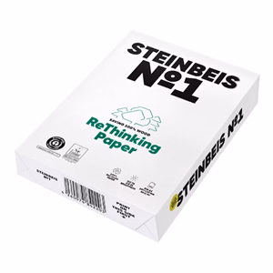 Fénymásolópapír STEINBEIS NO 1. ISO 70-s A/3 újrahasznosított 80 g 500 ív/csomag Fénymásolópapír STEINBEIS NO 1. ISO 70-s A/3 újrahasznosított 80 g 500 ív/csomag