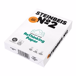 Fénymásolópapír STEINBEIS NO 2. ISO 80-s A/4 újrahasznosított 80 g 500 ív/csomag