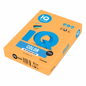 Fénymásolópapír színes IQ Color A/3 80 gr neon narancssárga  NEOOR 500 ív/csomag