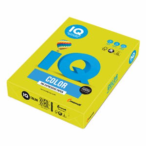 Fénymásolópapír színes IQ Color A/3 80 gr neon zöld NEOGN 500 ív/csomag