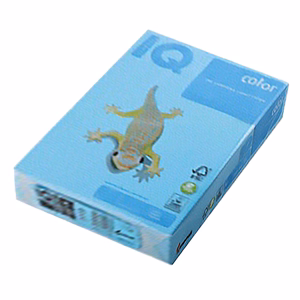 Fénymásolópapír színes IQ Color A/4 160 g intenzív azúrkék  AB48 250 ív/csomag
