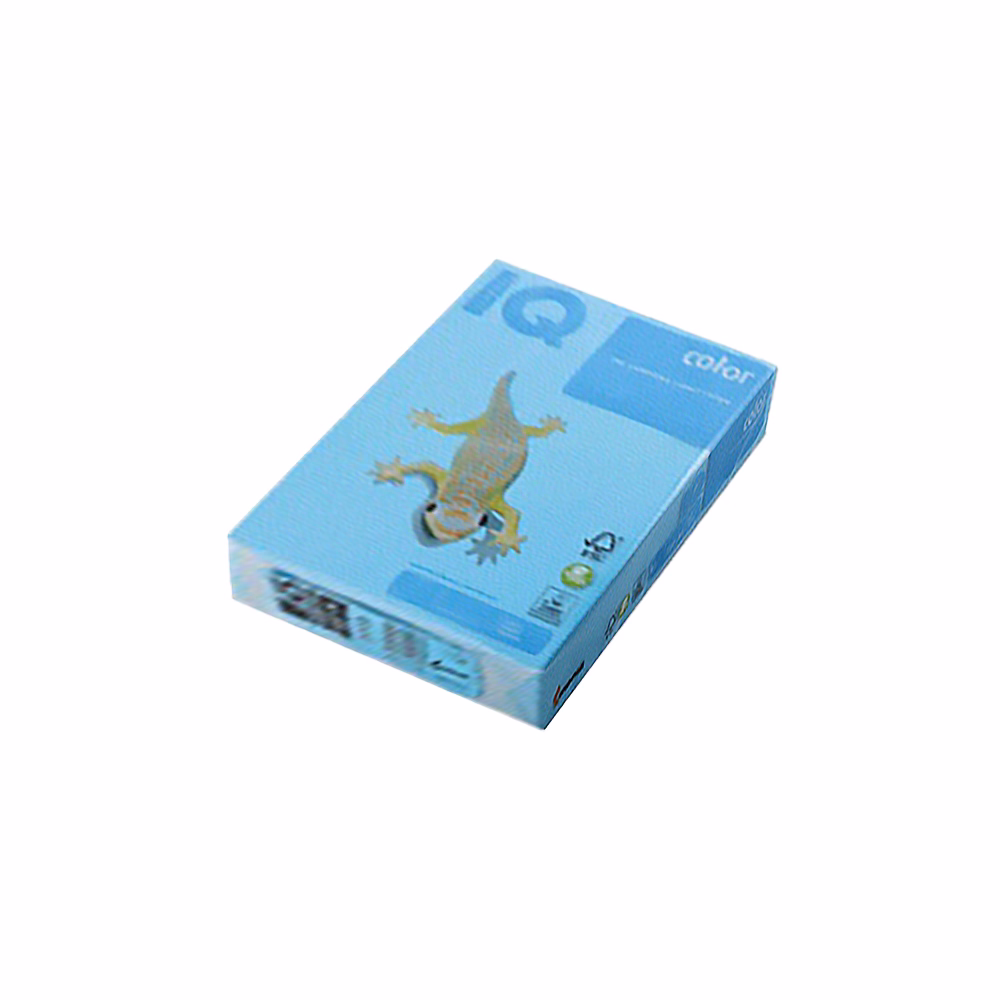 Fénymásolópapír színes IQ Color A/4 160 g intenzív azúrkék  AB48 250 ív/csomag