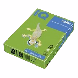 Fénymásolópapír színes IQ Color A/4 80 g intenzív sötétzöld DG47 500 ív/csomag