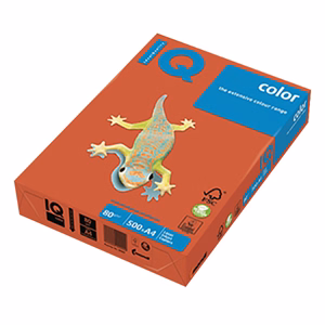 Fénymásolópapír színes IQ Color A/4 80 g intenzív téglavörös ZR09 500 ív/csomag Fénymásolópapír színes IQ Color A/4 80 g intenzív téglavörös ZR09 500 ív/csomag