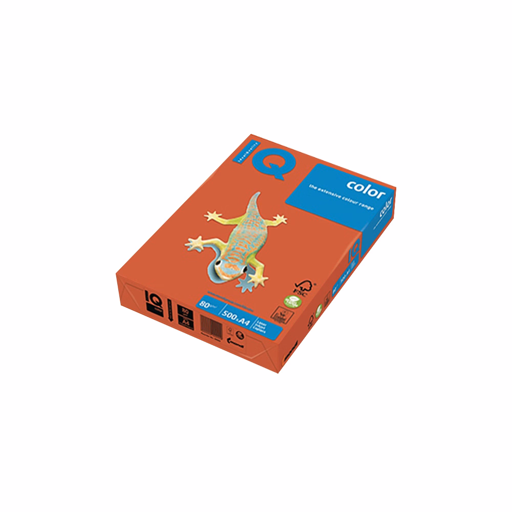 Fénymásolópapír színes IQ Color A/4 80 g intenzív téglavörös ZR09 500 ív/csomag Fénymásolópapír színes IQ Color A/4 80 g intenzív téglavörös ZR09 500 ív/csomag