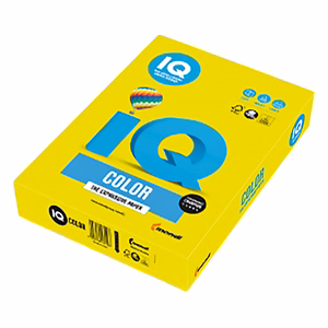 Fénymásolópapír színes IQ Color A/4 80 g neon citrom NEOGB 500 ív/csomag Fénymásolópapír színes IQ Color A/4 80 g neon citrom NEOGB 500 ív/csomag