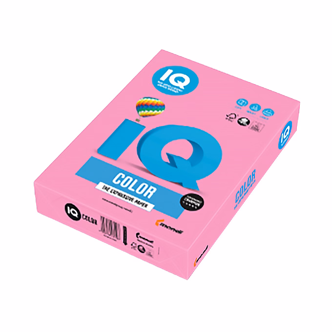 Fénymásolópapír színes IQ Color A/4 80 g neon rózsa NEOPI 500 ív/csomag