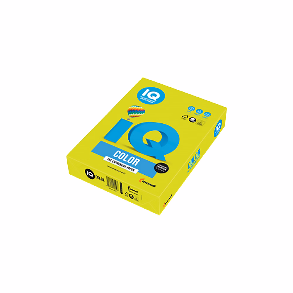 Fénymásolópapír színes IQ Color A/4 80 g neon zöld NEOGN 500 ív/csomag Fénymásolópapír színes IQ Color A/4 80 g neon zöld NEOGN 500 ív/csomag
