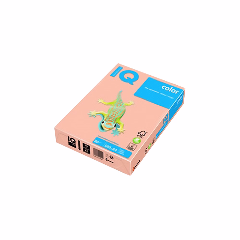 Fénymásolópapír színes IQ Color A/4 80 g pasztell flamingó OPI74 500 ív/csomag Fénymásolópapír színes IQ Color A/4 80 g pasztell flamingó OPI74 500 ív/csomag