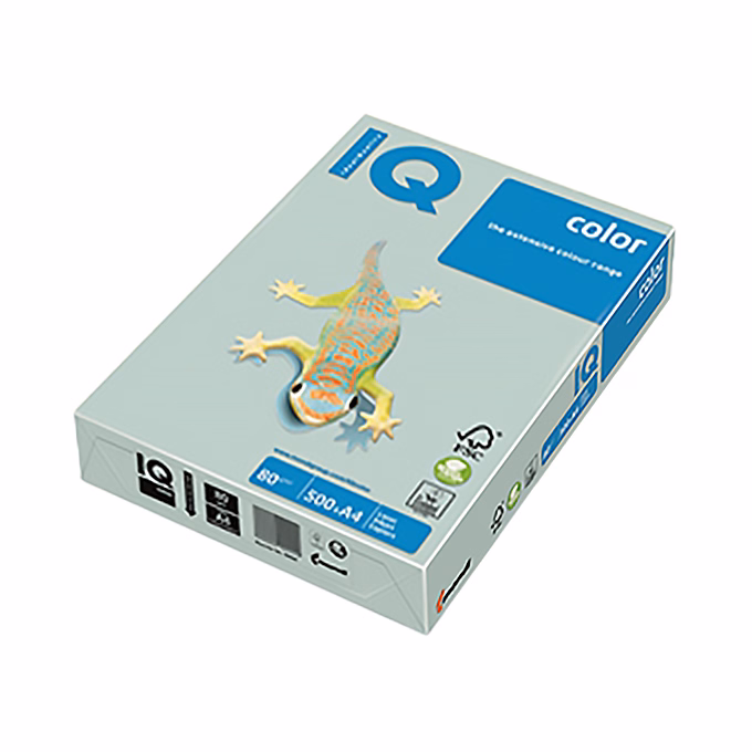 Fénymásolópapír színes IQ Color A/4 80 g pasztell kék BL29 500 ív/csomag