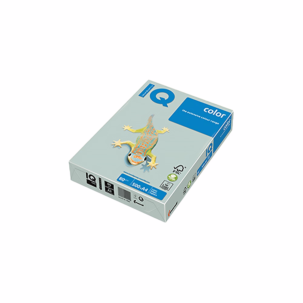 Fénymásolópapír színes IQ Color A/4 80 g pasztell kék BL29 500 ív/csomag