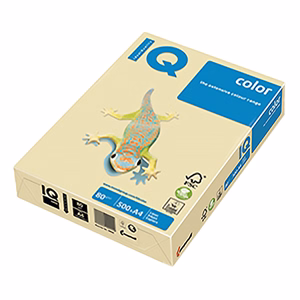 Fénymásolópapír színes IQ Color A/4 80 g pasztell krém CR20 500 ív/csomag