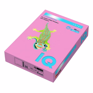 Fénymásolópapír színes IQ Color A/4 80 g pasztell lazac SA24 500 ív/csomag