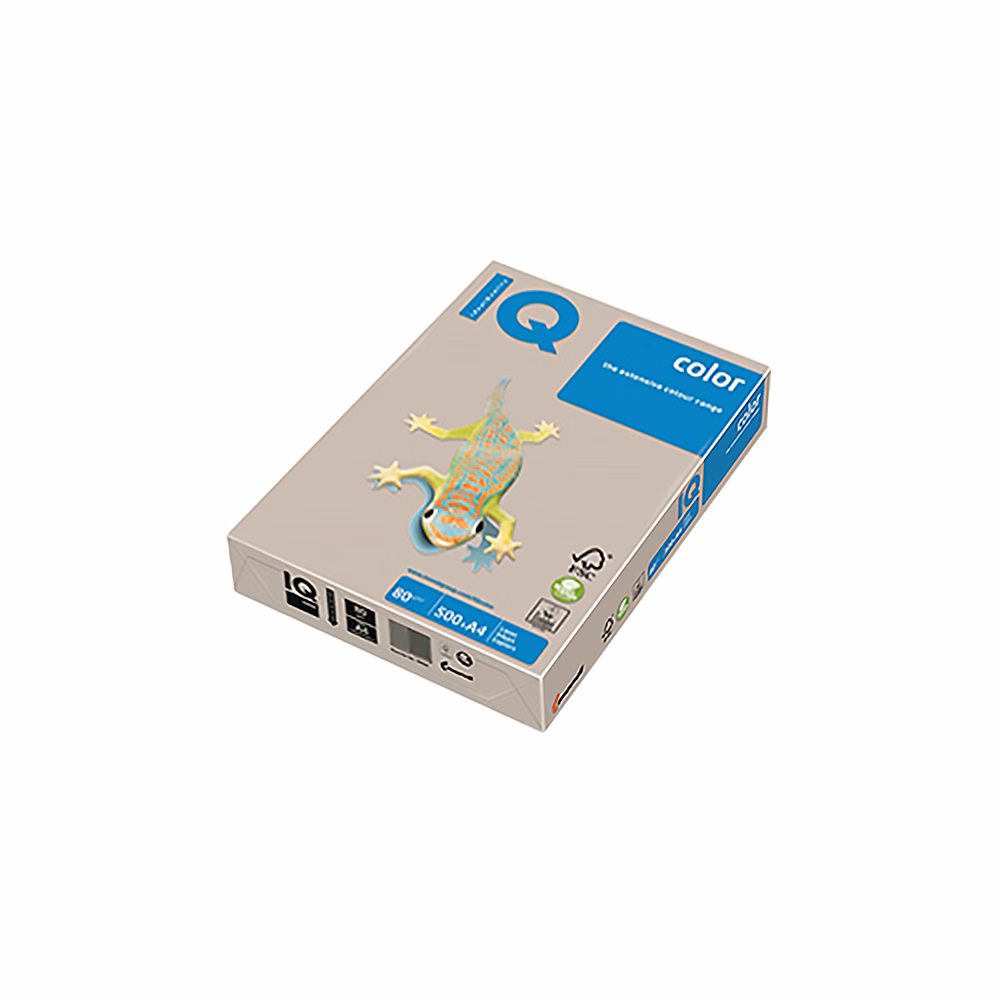 Fénymásolópapír színes IQ Color A/4 80 g trend szürke GR21 500 ív/csomag
