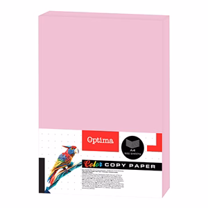 Fénymásolópapír színes OPTIMA A/4 75 g neon pink 500 ív/csomag