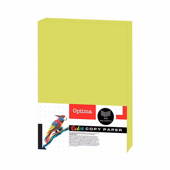 Fénymásolópapír színes OPTIMA A/4 75 g neon zöld 500 ív/csomag