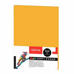 Fénymásolópapír színes OPTIMA A/4 80 g gold 100 ív/csomag