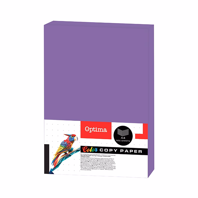 Fénymásolópapír színes OPTIMA A/4 80 g lila 500 ív/csomag