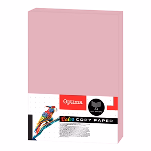 Fénymásolópapír színes OPTIMA A/4 80 g pasztell pink 500 ív/csomag