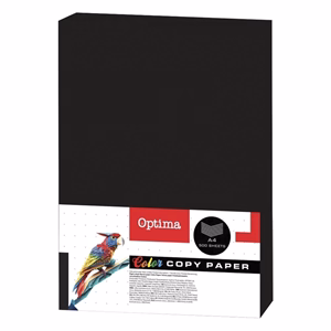 Fénymásolópapír színes OPTIMA A/4 80 g fekete 500 ív/csomag