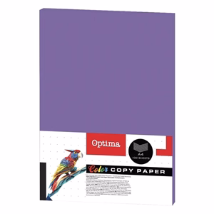 Fénymásolópapír színes OPTIMA A/4 80 g lila 100 ív/csomag