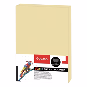 Fénymásolópapír színes OPTIMA A/4 80 g pasztell sárga 500 ív/csomag