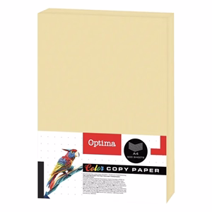 Fénymásolópapír színes OPTIMA A/4 80 g pasztell sárga 500 ív/csomag