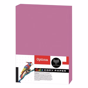 Fénymásolópapír színes OPTIMA A/4 80 g rózsaszín 500 ív/csomag