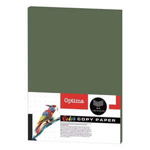 Fénymásolópapír színes OPTIMA A/4 80 g sötétzöld 100 ív/csomag