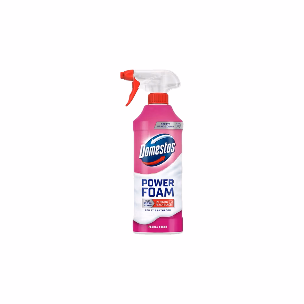 Fertőtlenítő DOMESTOS Power Hab spray Floral Fresh 435 ml