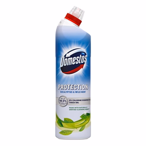 Fertőtlenítő DOMESTOS Protection 0% klór Eucalyptus & Wild Mint 700ml