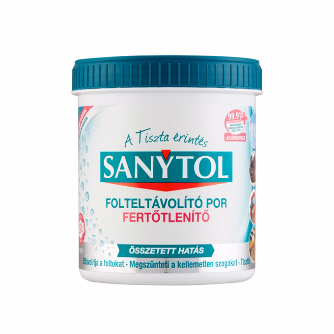 Fertőtlenítő folteltávolító por SANYTOL 450 g