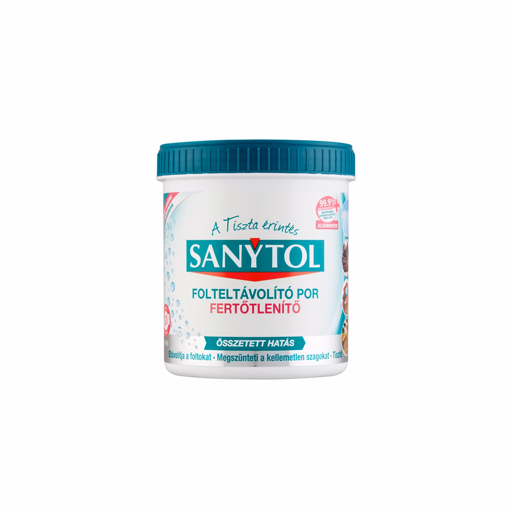 Fertőtlenítő folteltávolító por SANYTOL 450 g