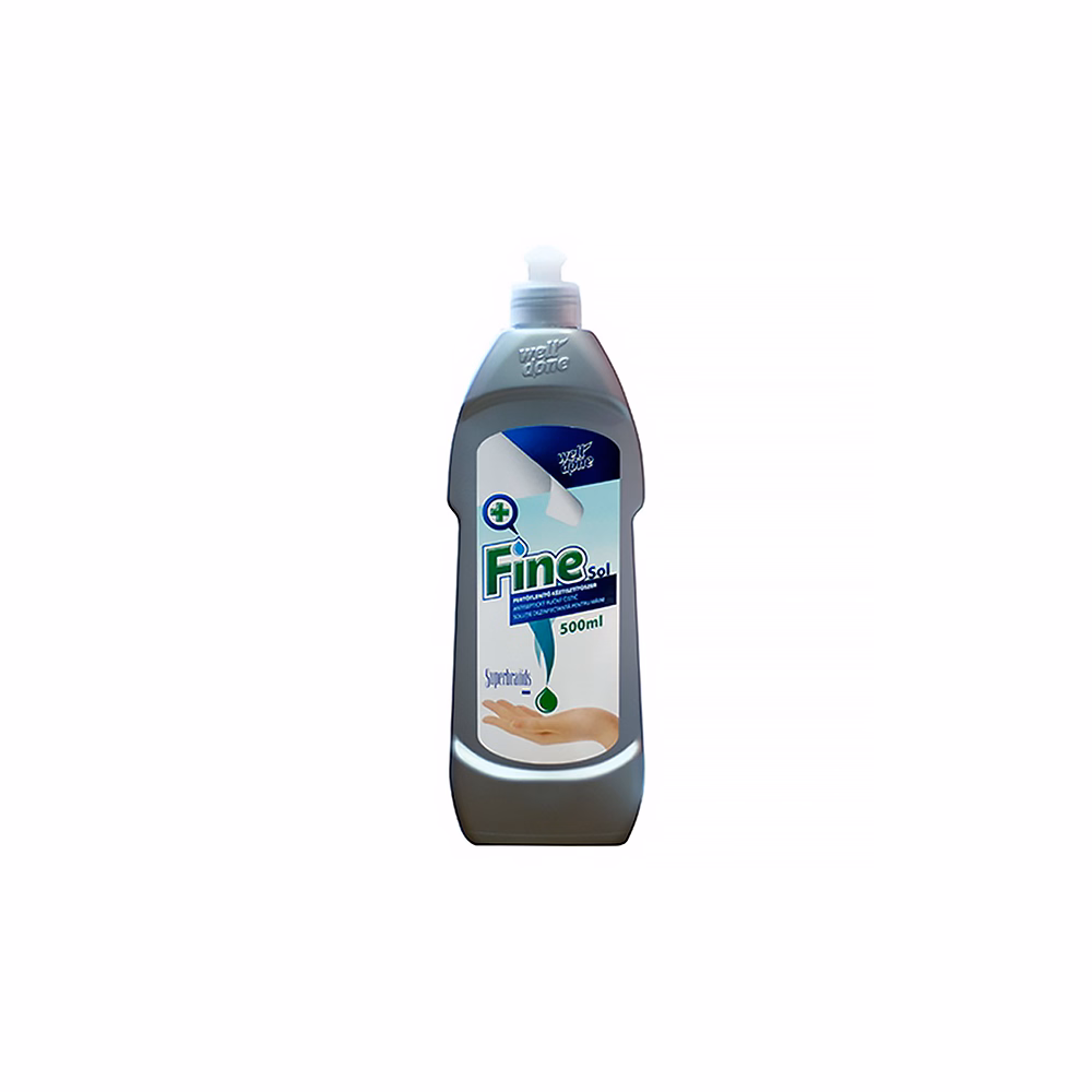 Fertőtlenítő kéztisztítószer WELL DONE Fine antibakteriális 500 ml
