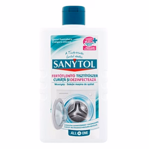 Fertőtlenítő mosógép tisztító SANYTOL 250ml