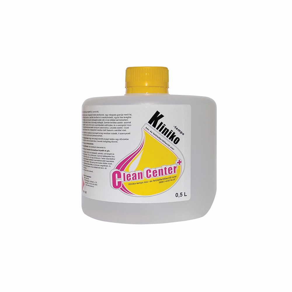 Fertőtlenítőszer CLEAN CENTER Kliniko-tempo kéz és felület 500 ml