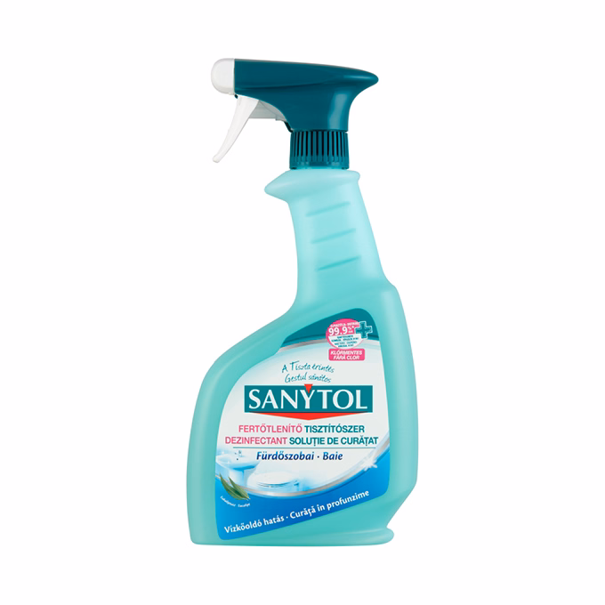 Fertőtlenítőszer fürdőszobai SANYTOL spray 500 ml