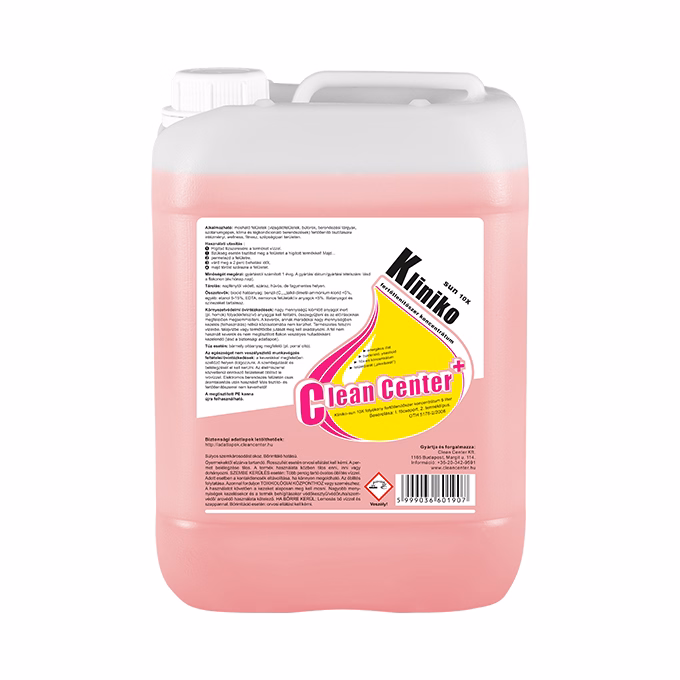 Fertőtlenítőszer koncentrátum CLEAN CENTER Kliniko-sun10X 5L