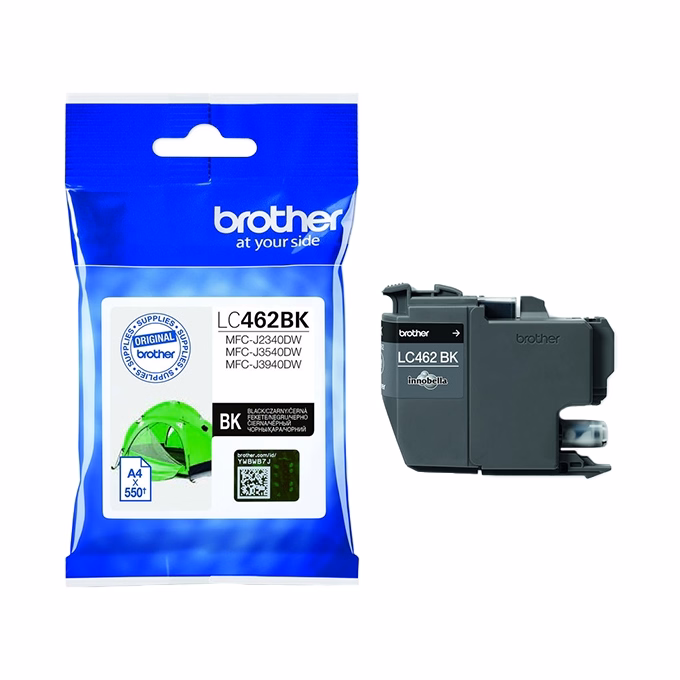 Festékpatron BROTHER LC-462BK fekete