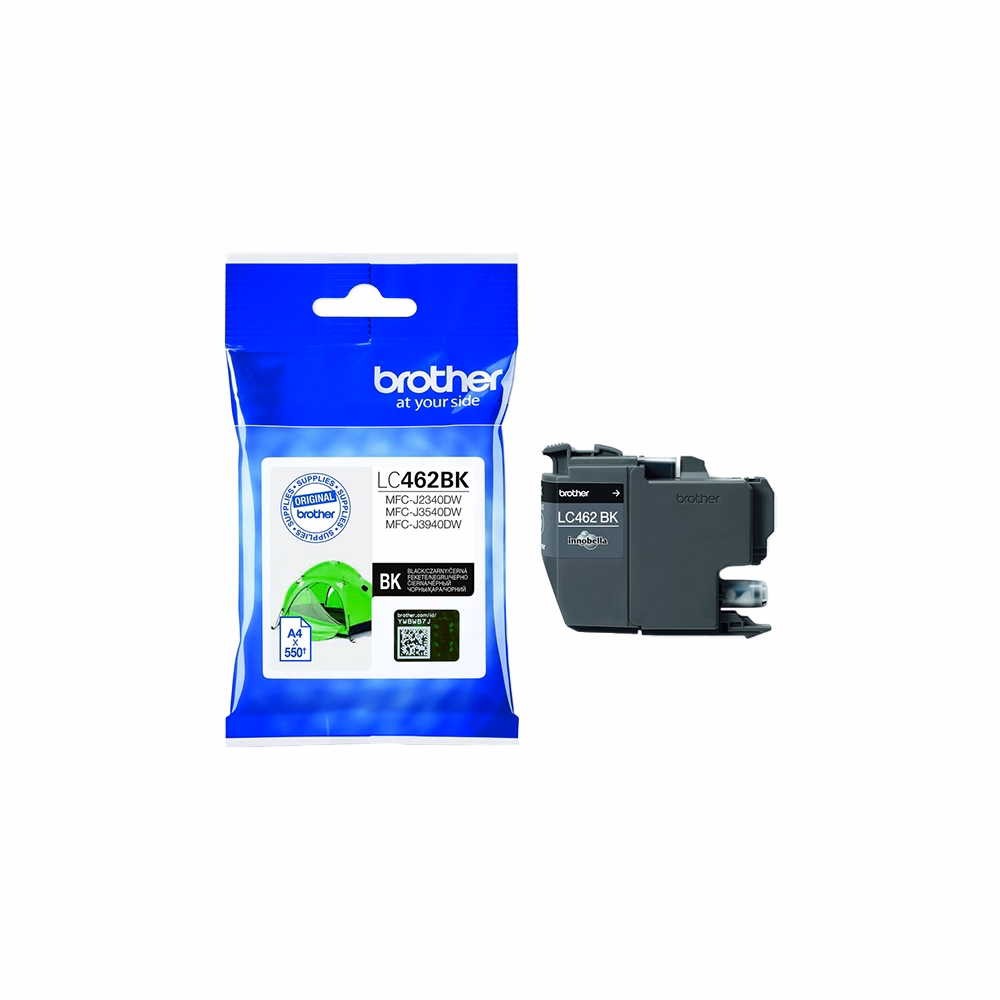 Festékpatron BROTHER LC-462BK fekete